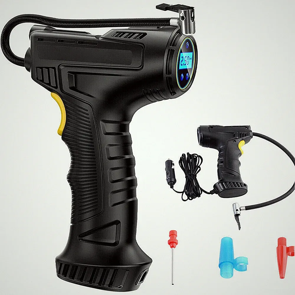 Portable Tire Inflator Air Compressor Pump 12V for Car Motorcycle