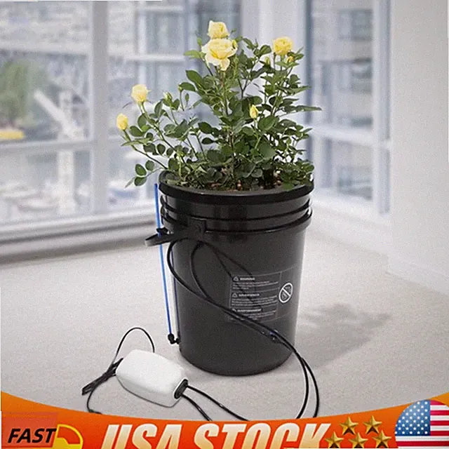 5 Gallon DWC Hydroponic Deep Water Culture Bucket Grow System Tool Kit New