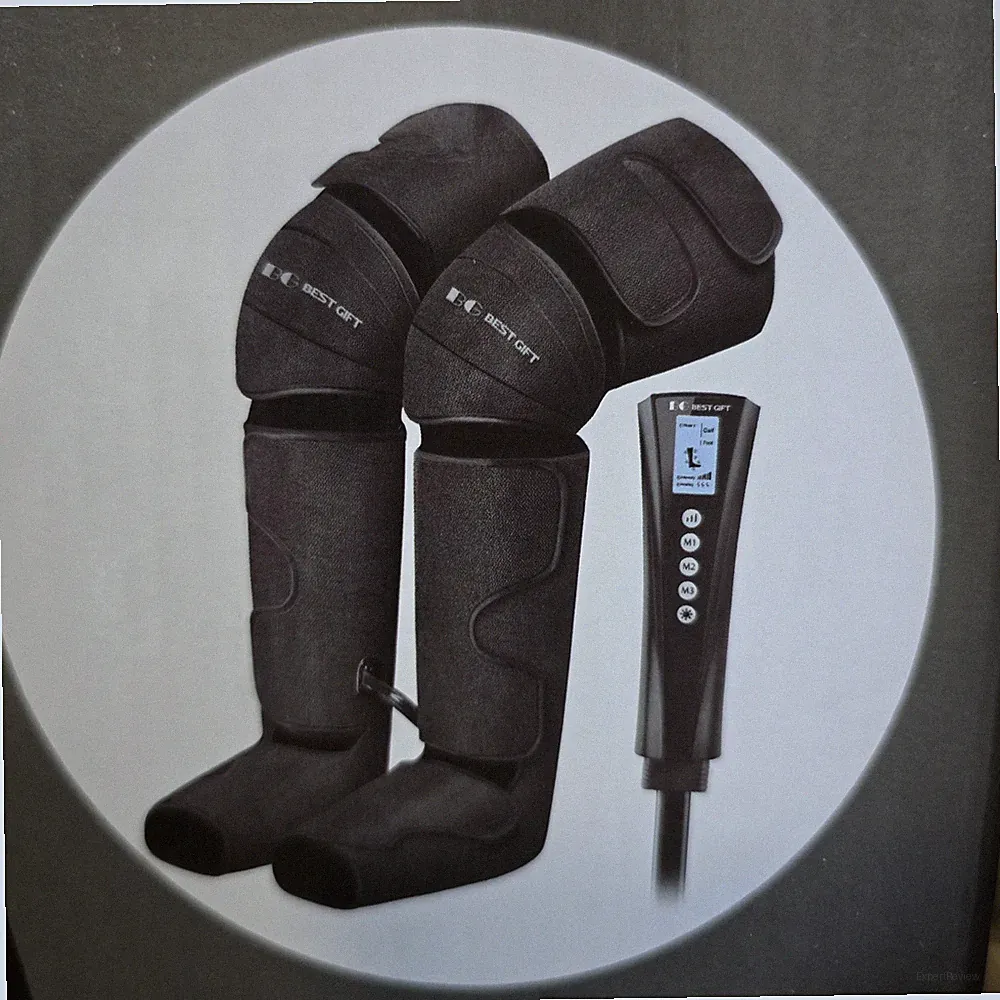 Air Compression Massager 3 Temp 3 Intensity Levels BG Best Gift Leg Thigh Feet l
