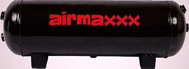 airmaxxx 3 Gallon 6-Port Steel Air Tank Black for Suspension Horn Compressor