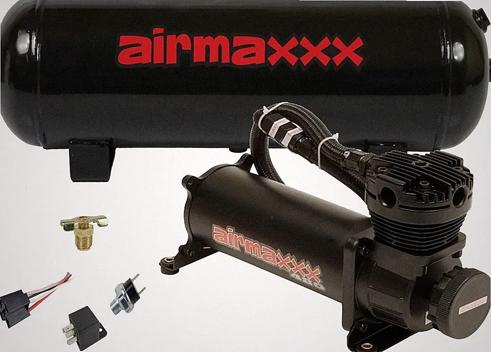 airmaxxx 480 Black Air Compressor 3 Gallon Air Tank Drain 150 on 180 off Switch