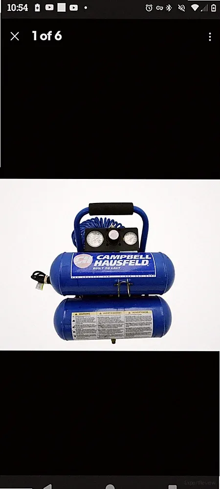 Campbell Hausfeld * 2-Gallon Oil-Free Twin Stack Air Compressor