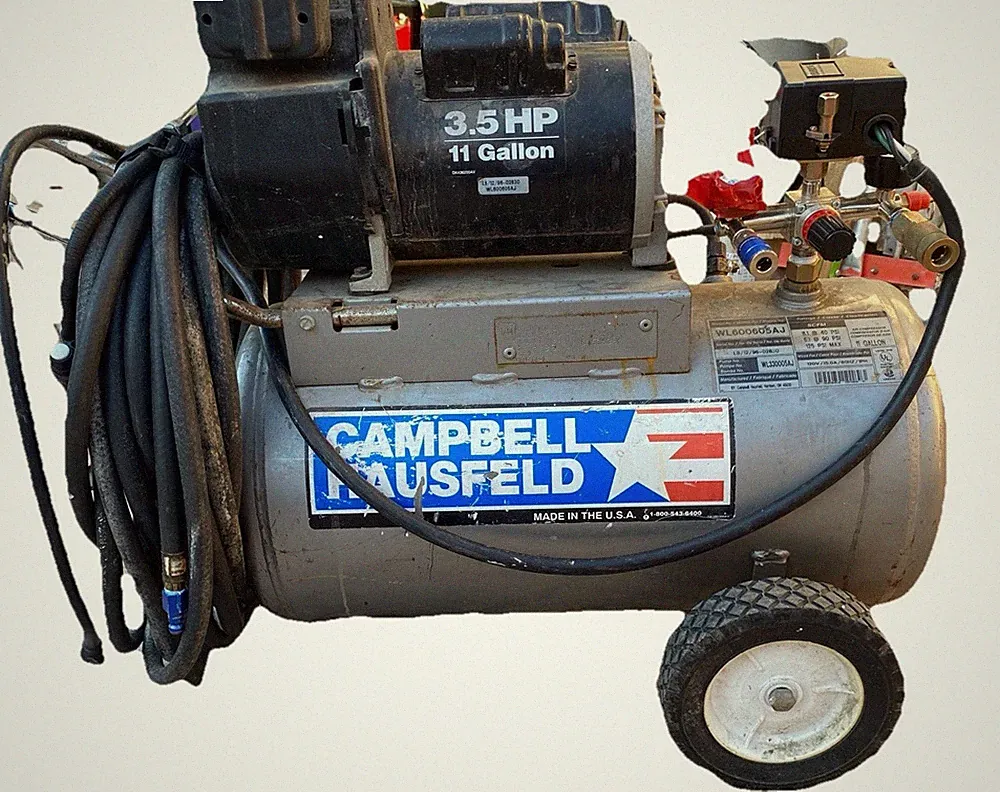 Campbell Hausfeld 3.5HP 11 Gal Portable Oil-Free Air Compressor 125 PSI 115V