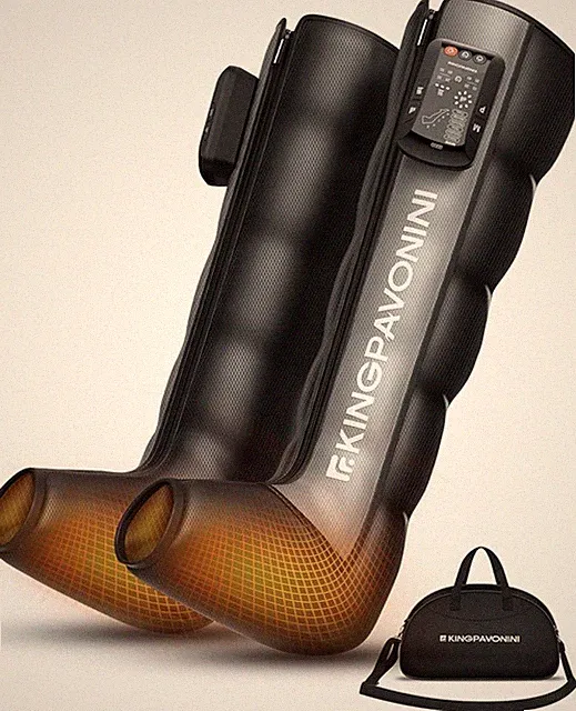 Cordless Air Compression Leg Recovery System 33.8” Leg Length 15” Foot Length
