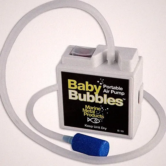 Marine Metal Products Baby Bubbles Portable Air Pump,Compact Design,New
